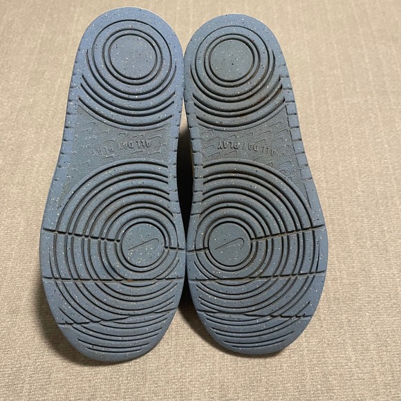 Nike Court Borough Mid 2 TD Blue White Kids High Top Sneakers Size 1Y Carolina - Picture 5 of 8